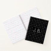 Persoonlijk notitieboek met monogram en runensymbo (Binnen)