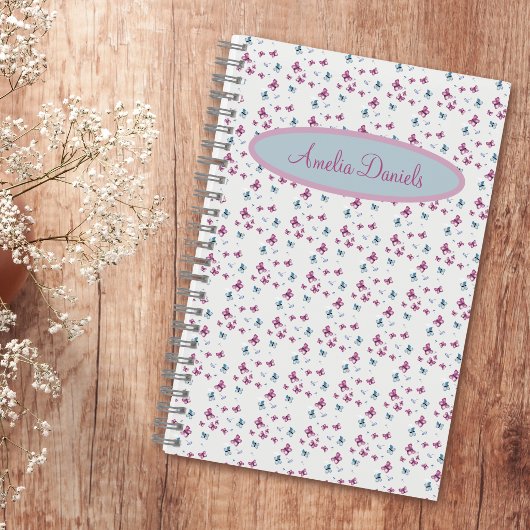 Persoonlijk Notitieboek met Vlinder