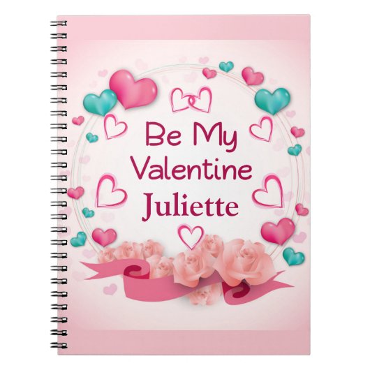 Persoonlijk notitieboek voor mijn Valentijn (Voorkant)