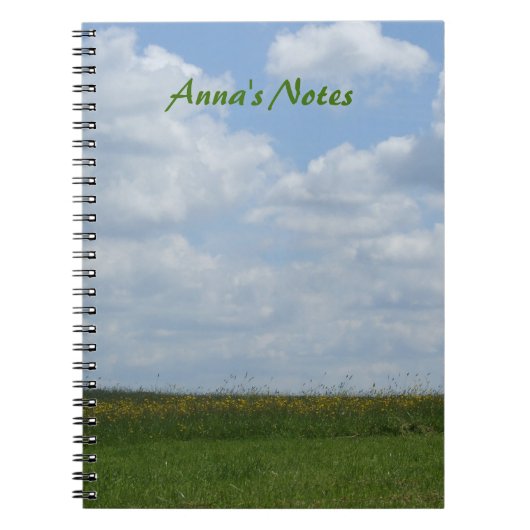 Persoonlijk Notitieboek zomerweide (Voorkant)