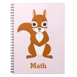 Persoonlijk notitieboekje met eekhoornpatroon notitieboek