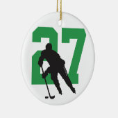 Persoonlijk nummer aangepaste sleutel afspeelappar keramisch ornament (Rechts)