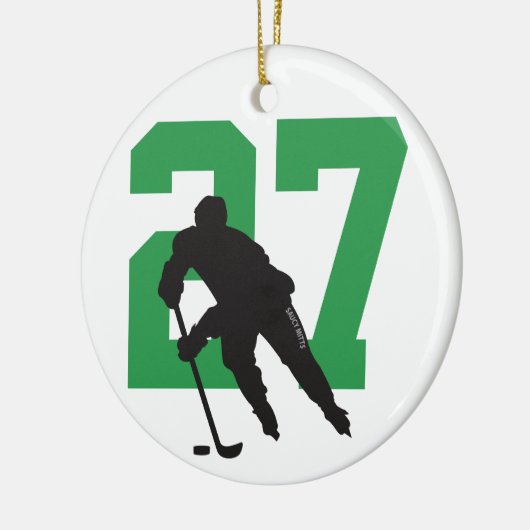 Persoonlijk nummer aangepaste sleutel afspeelappar keramisch ornament (Links)