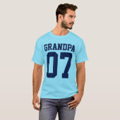 Persoonlijk nummer sport Jersey Grandpa T-Shirt (Voorkant volledig)