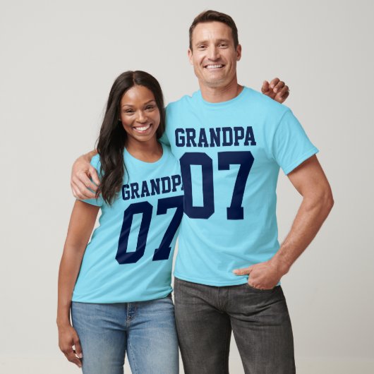 Persoonlijk nummer sport Jersey Grandpa T-Shirt (Unisex)