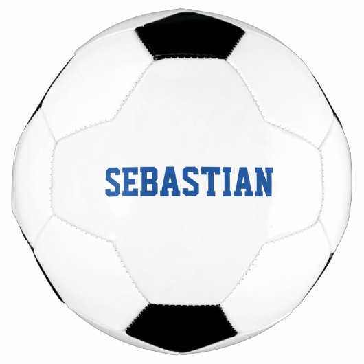 Persoonlijk nummer van het team van de blauwe doua voetbal (Voorkant)