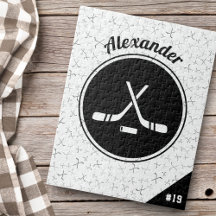 Persoonlijk nummer van Ice Hockey Pattern Player