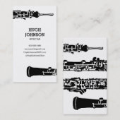 Persoonlijk Oboe-Visitekaartje Visitekaartje (Voorkant / Achterkant)