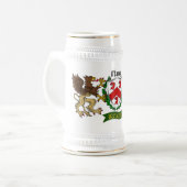 Persoonlijk O'Casey/Casey Iers Schild Bierpul (Voorkant links)