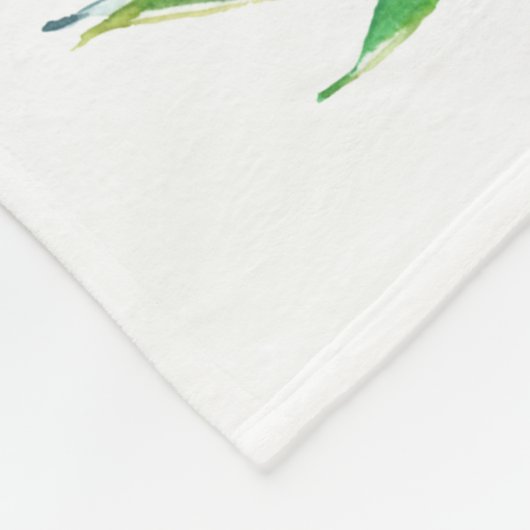 Persoonlijk Oerwoud voor de rugleuning van kindere Fleece Deken (Hoek)