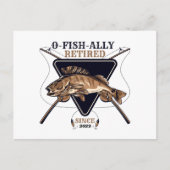 Persoonlijk Officieel Met Pensioen Funny Pensioner Briefkaart (Voorkant)