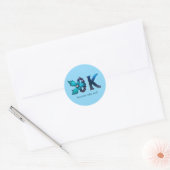 Persoonlijk “OK”-ontwerp Ronde Sticker (Envelop)