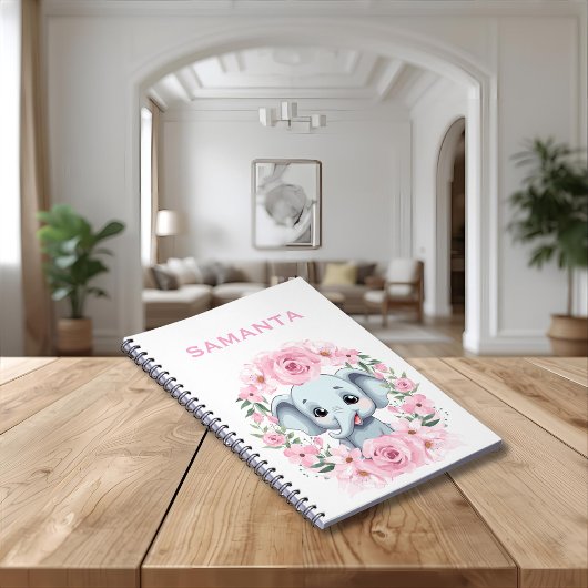 Persoonlijk olifantenschrift notitieboek