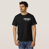 Persoonlijk oma cadeau elk jaar t-shirt (Voorkant volledig)