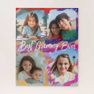 Persoonlijk oma cadeau kleinkinderen leuke foto legpuzzel
