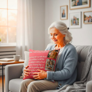 Persoonlijk oma cadeau - Knuffel die voor altijd d Kussen