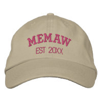 Persoonlijk oma cadeau met eigen tekst Memaw