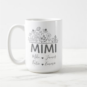 Persoonlijk oma cadeau nana tumbler met kleinkinde koffiemok