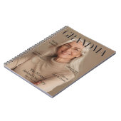 Persoonlijk oma-notitieboek | Aangepaste foto Notitieboek (Linkerzijde)