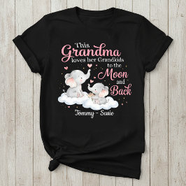 Persoonlijk oma olifant T-shirt