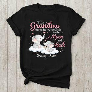 Persoonlijk oma olifant T-shirt