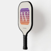 Persoonlijk ombre-monogramvierkant pickleball paddle (Links)