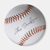Persoonlijk ondertekend honkbal magneet (Voorkant)