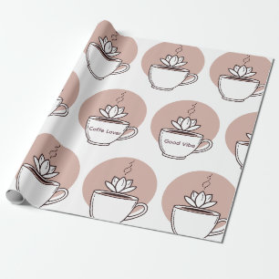 Persoonlijk Ontwaak Zen Koffie Inpakpapier