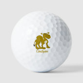 Persoonlijk ontwerp Dromedaris Kameel Golfballen (Voorkant)