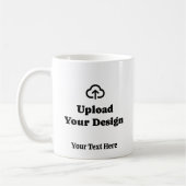 Persoonlijk ontwerp en tekst koffiemok (Links)