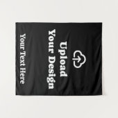 Persoonlijk ontwerp en tekst wandkleed (Voorkant (horizontaal))