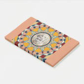 Persoonlijk Ontwerp Fotomandala Baby T-shirt Post-it® Notes (Schuin)