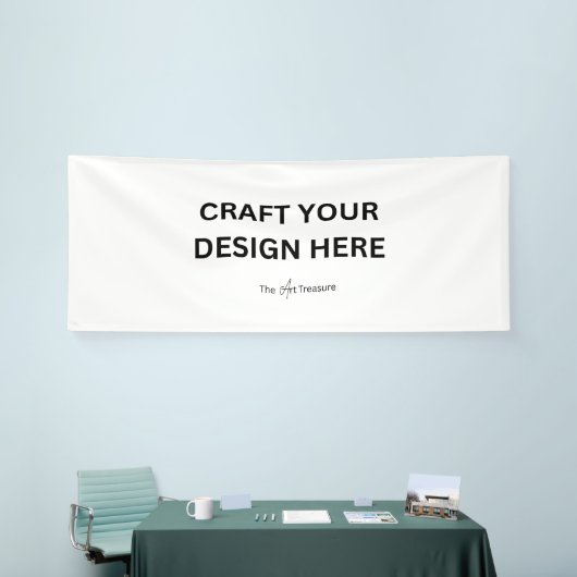 Persoonlijk ontwerp, logo of bericht 4'x10' spandoek (Beurs)