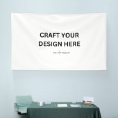 Persoonlijk ontwerp, logo of bericht 6'x10' spandoek (Beurs)