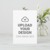 Persoonlijk ontwerp menu (Staand voorkant)