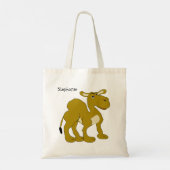 Persoonlijk ontwerp met dromedaris tote bag (Achterkant)