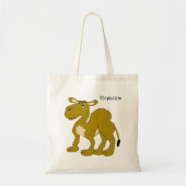 Persoonlijk ontwerp met dromedaris tote bag (Voorkant)
