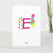 Persoonlijk Ontwerp Uw Eigen Verjaardagskaart Kaart (Achterkant)