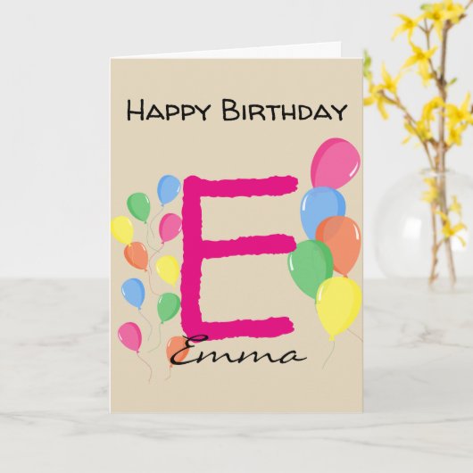 Persoonlijk Ontwerp Uw Eigen Verjaardagskaart Kaart (Gele Bloem)