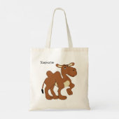 Persoonlijk ontwerp van de Bactrische kameel Tote Bag (Achterkant)