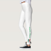 Persoonlijk ontwerp van de Mexicaanse vlagnaam Leggings (Links)