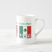 Persoonlijk ontwerp van de Mexicaanse vlagnaam Porselein Kop (Rechts)