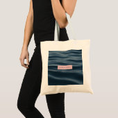 Persoonlijk Ontwerp van Serene Oceaangolven Tote Bag (Voorkant (product))