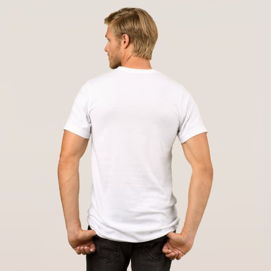 Persoonlijk Ontwerp voor Basic Tri-Blend T-shirt (Achterkant volledig)