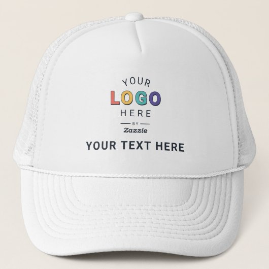 Persoonlijk ontwerp voor bedrijfslogo trucker pet (Voorkant)