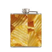 Persoonlijk Ontwerp voor Knapperige Aardappelchips Heupfles (Achterkant)