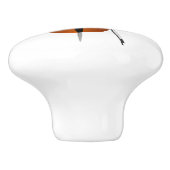 Persoonlijk ontworpen cello keramische knop (Zijkant)