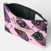 Persoonlijk ontworpen Glam Sparkle Kersen Design Etui (Open)