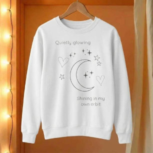 Persoonlijk Ontworpen Hemels Design Witte Sweatert Trui