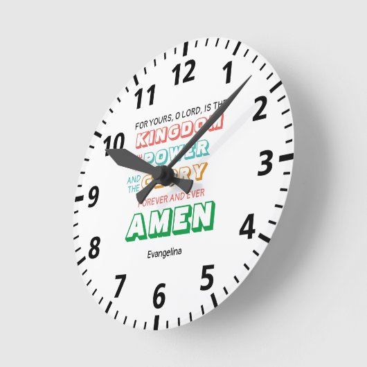 Persoonlijk ONZE VADER GEbed Ronde Klok (Hoek)